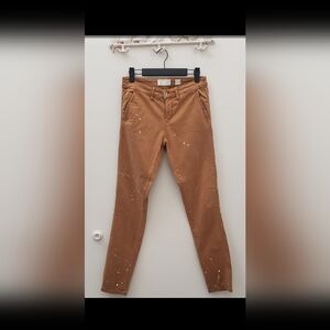 Anthropologie HeiHei Paint Splattered Skinny Jeans NWOT